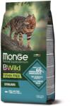 Monge BWild Grain Free Sterilised Cat cu ton și mazăre 1, 5 kg