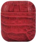 TERRATEC AirBox Crocodile Pattern Apple AirPods védőtok - Piros (306840) (306840)