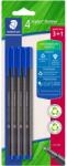 STAEDTLER Fineliner triplus Filctoll készlet - Kék (4 db / csomag) (334 R-3BK4) (334 R-3BK4)