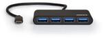 PORT Designs USB HUB 4 PORTS USB 3.0 TYPE C (900123) (900123)