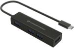 Conceptronic HUBBIES07B hálózati csatlakozó USB 3.2 Gen 1 (3.1 Gen 1) Type-C 5000 Mbit/s Fekete (HUBBIES07B) (HUBBIES07B)