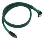 Nanoxia Kabel Nanoxia SATA 6Gb/s Kabel abgewinkelt 45 cm, grün (NXS6G4G) (NXS6G4G)