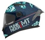 MT Helmets MT BRAKER SV PUNK RIDER C7 zárt bukósisak kék-türkizkék