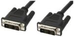 TECHLY 5.0m DVI-D Single Link M/M DVI kábel 5 M Fekete (ICOC-DVI-8050) (ICOC-DVI-8050)