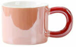 Pufo Glossy kerámia bögre teához, kávéhoz, 250 ml, piros (Pufo3051rosu)