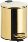 SAPHO BEMETA BRILO álló szemetes, 5l, 205x260x205mm, arany (161315010) (161315010)