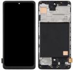 GH82-23774A Samsung Galaxy A51 TFT LCD kijelző érintővel fekete kerettel, előlap (GH82-23774A)
