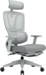 Antares FAMORA ergonomikus irodai szék, szürke váz, lábtartóval