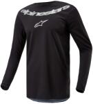 Alpinestars Fluid Lucent tricou motocross negru și argintiu (AIM170-0226)