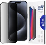 Dux Ducis Folie pentru iPhone 15 Pro, Dux Ducis Tempered Glass Privacy, Black