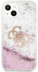GUESS Husa Cover Guess 4G Liquid Glitter Iridescent pentru iPhone 13 Pink
