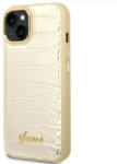 GUESS Husa Cover Guess Croco Collection pentru iPhone 13/14 Gold
