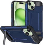 Techsuit Husa pentru iPhone 15 Plus, Techsuit Hybrid Armor Kickstand, Blue