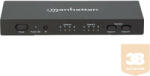 Ic Intracom MANHATTAN 207898 Manhattan HDMI Splitter kapcsoló Matrix AV HDMI 4x2 1080p 3D IR távirányítóval (207898)