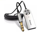 Baseus Bluetooth->Jack Audio Adapter, Bluetoothról 3.5mm Jackre, BA01, ezüst-fekete