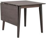 Rowico Sötétbarna tölgy összecsukható étkezőasztal ROWICO FILIPPA 80/120 x 80 cm (RO-113839)