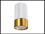 STRÜHM Puzon DWL henger alakú fehér-arany keret GU10-es foglalattal (4122)
