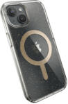 Speck Presidio LUX Glitter MagSafe tok - iPhone 13, 14, 15 készülékhez, áttetsző - csillámos