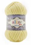 alize Velluto 13 - világos sárga (zsenília fonal, 100g, 68m) (8234)