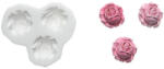 Silikomart Mulaj Silicon Trandafiri, 3 Subiecte, O 2.2 cm (SLK351) (71.451.00.0096)