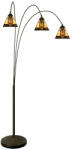 Clayre & Eef Lampadar polirasina sticla multicolora Tiffany 91x50x200 cm (5LL-6321)