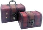  Két bőrönd készlet - természetes (ColB-28)