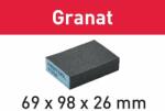 Festool Csiszolószivacs 69x98x26 120 GR/6 Granat (201082)