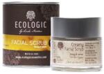 Ecologic Cosmetics Scrub cremos pentru față Miere și lămâie - Ecologic Cosmetics Creamy Facial Scrub 50 ml