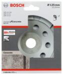 Bosch Gyémánt csésze tárcsa Standard betonhoz 125 x 22, 23 x 5 (2608601573)