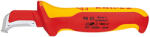 KNIPEX Csupaszító kés 155mm / penge 38mm VDE / 9855 (54380155)