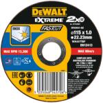 DEWALT EXTREME vágótárcsa rozsdamentes acélhoz 115x1, 0 mm 1. típus DT43931 (DT43931)