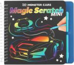 Depesche Carte Mini Magic Scratch Monster Cars Depesche PT12116 (PT12116_Initiala) Carte de colorat