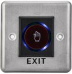  Buton de iesire cu infrarosu, incastrabil, ND-EB15-1; Iesirecontact: NO/NC; Icon: hand; LED stare Bi-color: albastru- verde; Dista (ND-EB15-1)