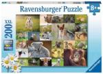Ravensburger Jucarie Puzzle Pui De Animale, 200 Piese Puzzle
