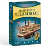 CubicFun Jucarie Puzzle 3D Nava Mississippi Steamboat USA, 142 Piese Puzzle