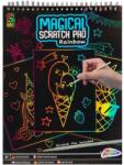 Grafix Caiet A4 Fise Razuibile Magical Scratch Pad Grafix GR220009 (GR220009_Curcubeu) Carte de colorat