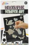 Grafix Set fise razuibile Holographic Scratch Art Grafix GR220002 (GR220002_Sclipici) Carte de colorat