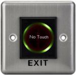  Buton de iesire cu infrarosu, incastrabil, ND-EB15-2; Iesire contact: NO/NC; Icon: No Touch; LED stare Bi-color: albastru- verde (ND-EB15-2)