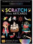 Bambinice Set 9 planse razuibile Scratch ArtCards Bambinice BN047 (BN047_Pirati) Carte de colorat