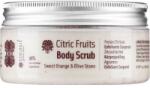 Ecologic Cosmetics Exfoliant de corp cu portocale dulci și sâmburi de măsline - Ecologic Cosmetics Citric Fruits Body Scrub 200 ml