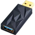 iFi audio iSilencer+ AA USB 3.0 A -> USB 3.0 A M/F zavarszűrő fekete