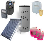 Helis Pachet panou solar Helis 20 tuburi vidate heat-pipe cu boiler bivalent Eldom 200 litri (HELIS20)
