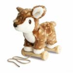 Little Bird Told Me - Willow Deer Pull Along Toy cu roti detasabile, pentru copii (LB3114)