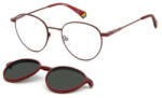 Polaroid PLD 6158/CS LHF/M9 51 Férfi, Női szemüvegkeret (optikai keret) clip-on napszemüveg előtéttel (PLD 6158/CS LHF/M9)