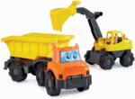 Ecoiffier Jucării de construit excavator și autobasculant Dump Truck and Excavator TP Écoiffier cu figurina unui muncitor de la 18 luni ECO419 (ECO0419)