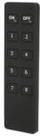 SkyDance LED Fényerőszabályzó távirányító, nyomógombos, fekete, 8 zónás RU8 (SkyDance RU8)