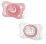 Chicco Mini Soft cumi 2-6 hó, 2 db rózsaszín - transzparens