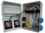 TP Electric Szerelt doboz 2db 32A 5P + 4x2P+F beépített dugaljjal IP44 VEZETÉKELVE 3320-004-7700 (TP-3320-111-0005)