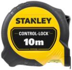 STANLEY Ruleta Control-Lock cu magnet 10m, cu frana de deget integrata, Stanley (STHT37233-0) - bricolaj-mag