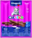 Vitakraft Cat Stick Mini Tokehal/fekete Tokehal 3 Db, 18 G, 2424003